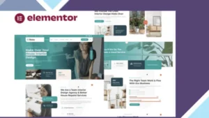 Wordpress Tools 16 Raiou - Home Interior Design Elementor Template Kit