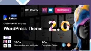 Rakon - Creative Multi-Purpose WordPress Theme