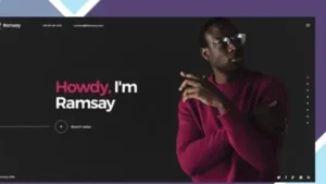 Ramsay - Personal CV-Resume WordPress Theme