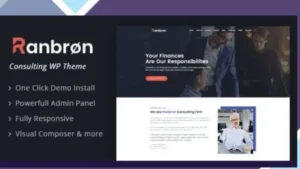 Ranbron - Business and Consulting WordPress Theme