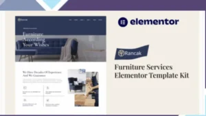 Rancak - Furniture Services Elementor Template Kit