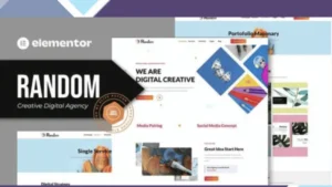 Random - Creative Digital Agency Elementor Template Kit