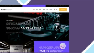 Rare Radio Online Music Radio Station and Podcast WordPress Theme
