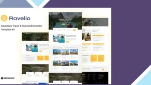 Ravelio - Adventure Travel and Tourism Elementor Template Kit