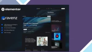 Ravenz - Creative Digital Agency Elementor Template Kit