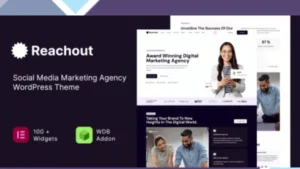 Reachout - Social Media Marketing Agency WordPress Theme