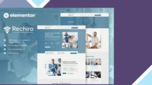 Rechiro - Chiropractic and Physiotherapy Elementor Template Kit