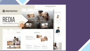 Redia - Elegant Wedding Theme Elementor Template Kit