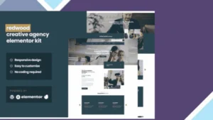 Redwood - Creative Agency Business Elementor Pro Template Kit