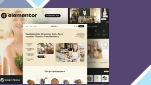 ReFill - Zero Waste Shop eCommerce Elementor Pro Template Kit