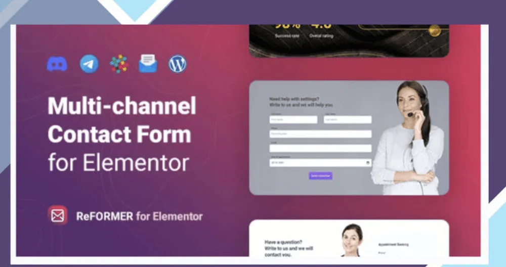 ReFormer - Multichannel Contact Form for Elementor 1 ReFormer - Multichannel Contact Form for Elementor