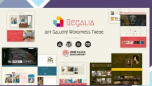 Regalia - Artist Portfolio, Art Gallery Theme