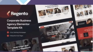 Regento - Business Agency Elementor Template Kit