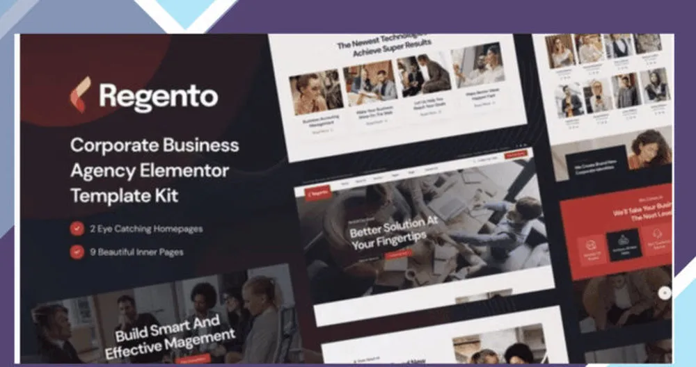Regento - Business Agency Elementor Template Kit 1 Regento - Business Agency Elementor Template Kit
