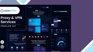 Reimvpn - Proxy and VPN Services Elementor Template Kit