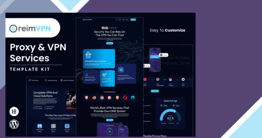 Reimvpn - Proxy and VPN Services Elementor Template Kit 1 Reimvpn - Proxy and VPN Services Elementor Template Kit