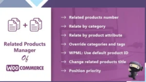 Related Products Manager for WooCommerce Pro