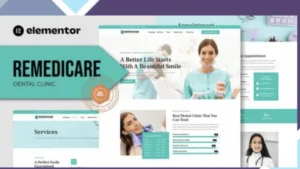 Remedicare - Dentist and Dental Clinic Template Kit