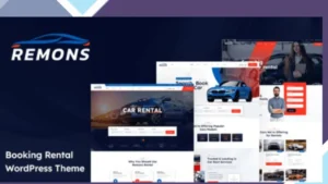 Remons - Booking Rental Theme WordPress