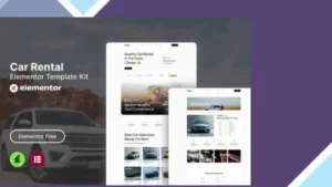 Rentcys - Car Rental Elementor Template Kit