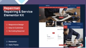 Repairman - Gadget Repair and Service Elementor Template Kit