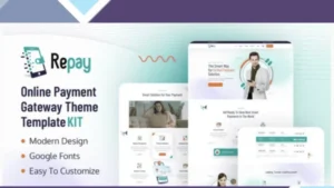 Repay - Payment Gateway Elementor Template Kit