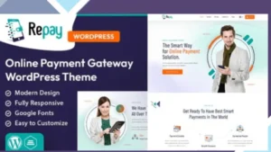Wordpress Tools 10 Repay - Payment Gateway WordPress Theme