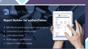 Wordpress Tools 11 Report Builder for wpDataTables