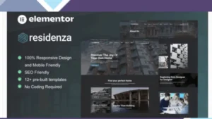 Wordpress Tools 17 Residenza - Real Estate and Property Elementor Template Kit
