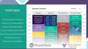 Responsive Timetable for WordPress
