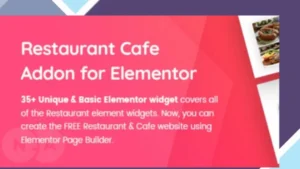 Restaurant and Cafe Addon for Elementor