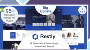 Wordpress Tools 11 Restly - IT Solutions and Technology WordPress Theme