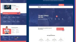Revair - Auto Mechanic & Repair Elementor Template Kit