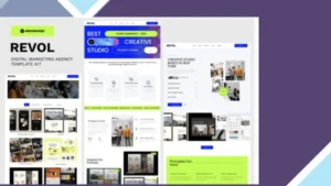 Revol - Digital Marketing Agency Elementor Template Kit