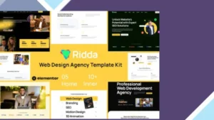 Ridda - Web Design Agency Template Kit
