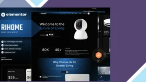 Rihome - Smart Home and IoT Elementor Template Kit