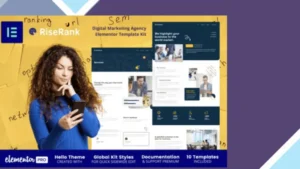 Riserank - Digital Marketing Agency Elementor Template Kit