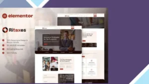 Ritaxes - Tax Advisor and Financial Consulting Elementor Template Kit