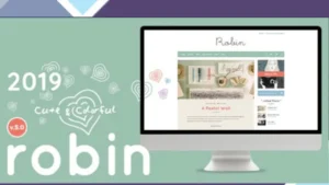 Wordpress Tools 14 Robin - Cute and Colorful Blog Theme