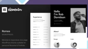 Romea - Personal Portfolio WordPress Theme