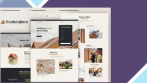 Roofcrafters - Roofing Company Elementor Pro Template Kit