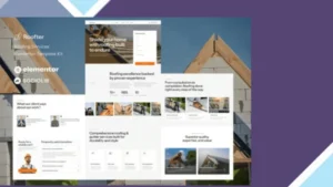Roofter - Roofing Services Elementor Template Kit
