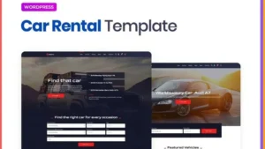 Rotors - Car Rental Elementor Template Kit