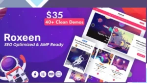 Roxeen - Personal Lightweight WordPress Theme