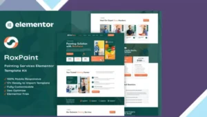 RoxPaint - Painting Services Elementor Template Kit