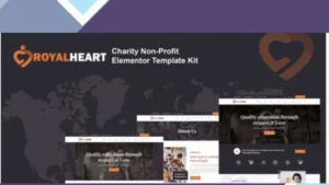 Royalheart - Nonprofit Charity Elementor Template Kit