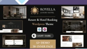 Royella - Resort and Hotel Booking Multi-Purpose WordPress Theme