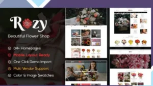 Rozy - Flower Shop WooCommerce WordPress Theme