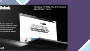 Rubab - Personal Portfolio WordPress Theme