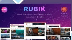 Rubik A Perfect Theme for Blog Magazine Website